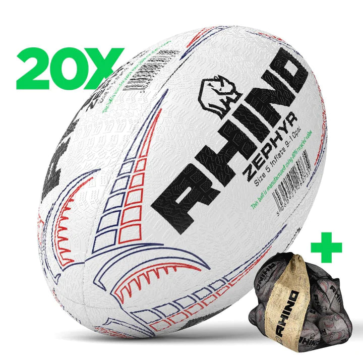 Zephyr Recycled Rugby 20 Ball Bundle